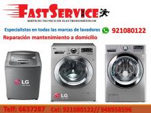 Servicio técnico reparación de lavadoras secadoras LG lava secas a domicilio